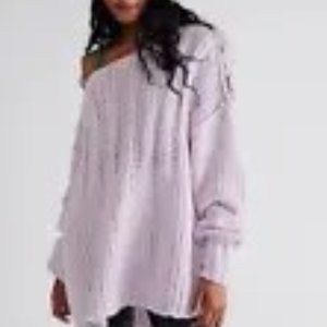 Free People Be There Tunic- XL Lavender- EUC